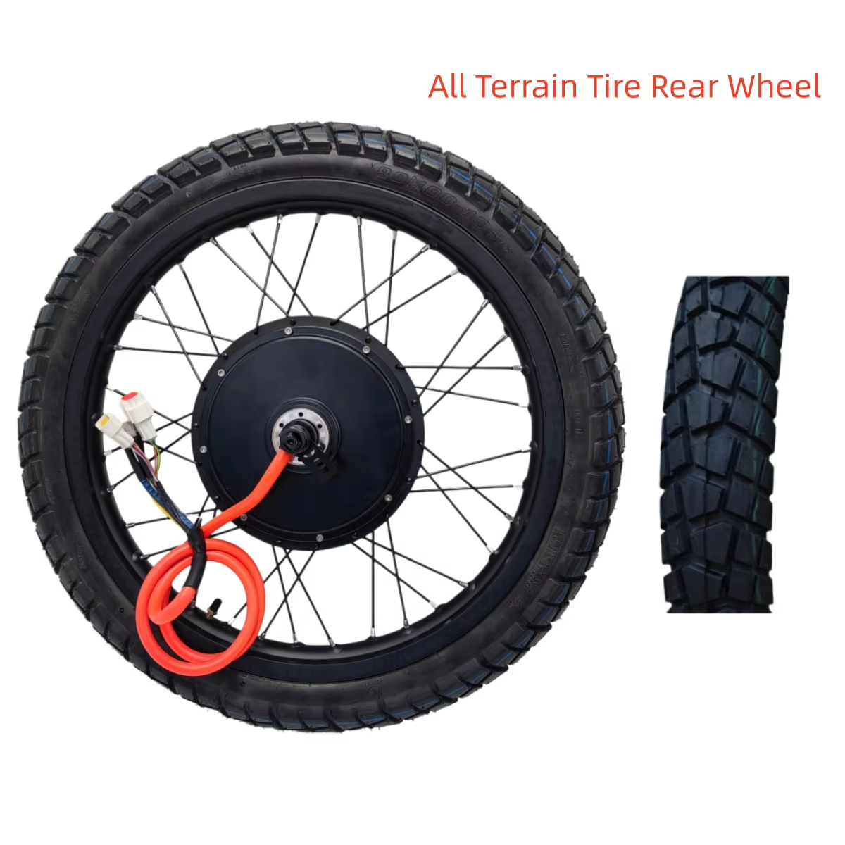 Ebike Motorcycle Rear Wheel Co - огляд і ціна 72V 5000W Hub Motor Kit