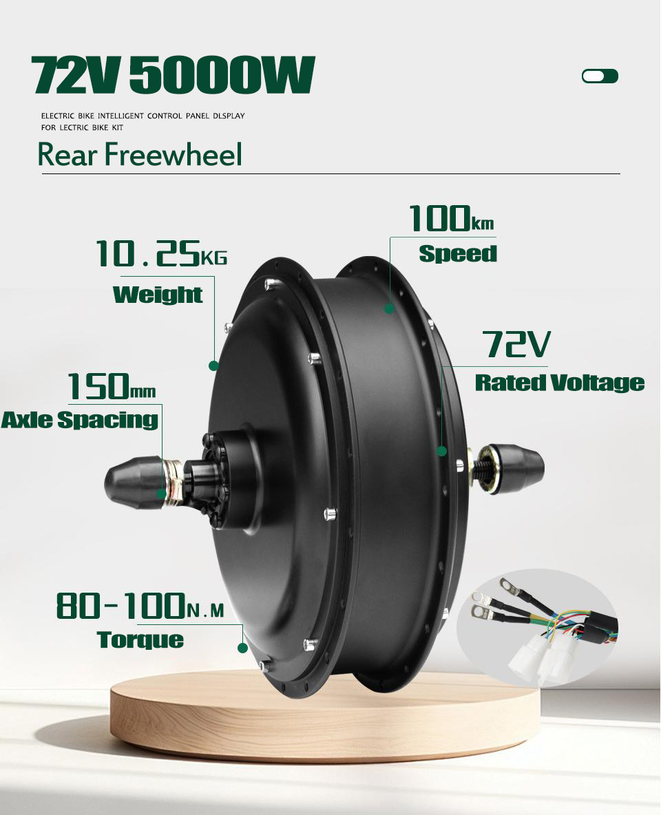 New MTX39 72V 5000W EBike Conv - огляд і ціна 72V 5000W Hub Motor Kit