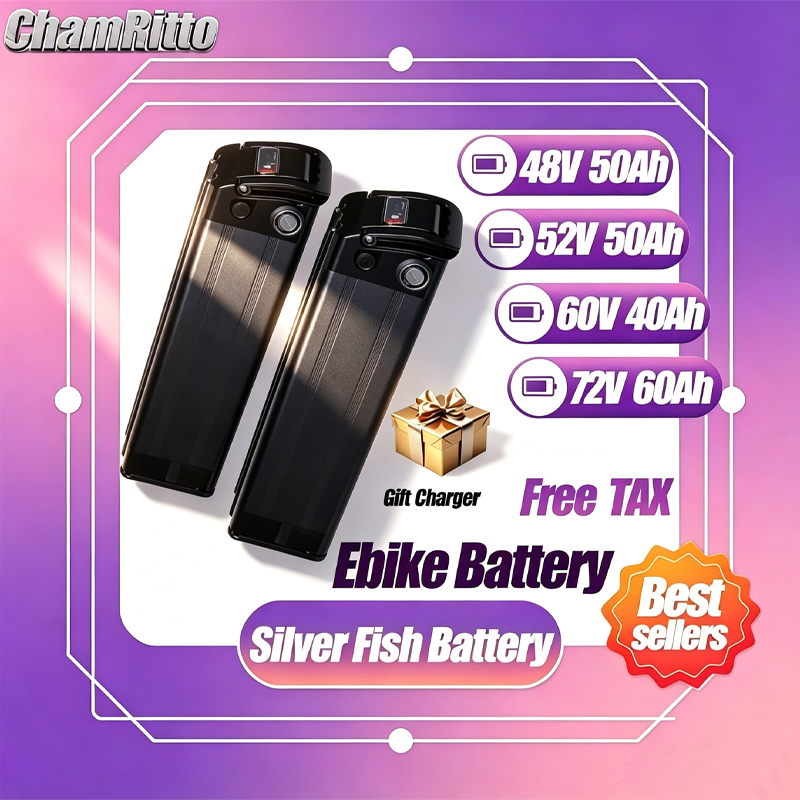 48v Electric Bicycle 52v Silve - огляд і ціна Electric Bicycle Battery 72V 30Ah