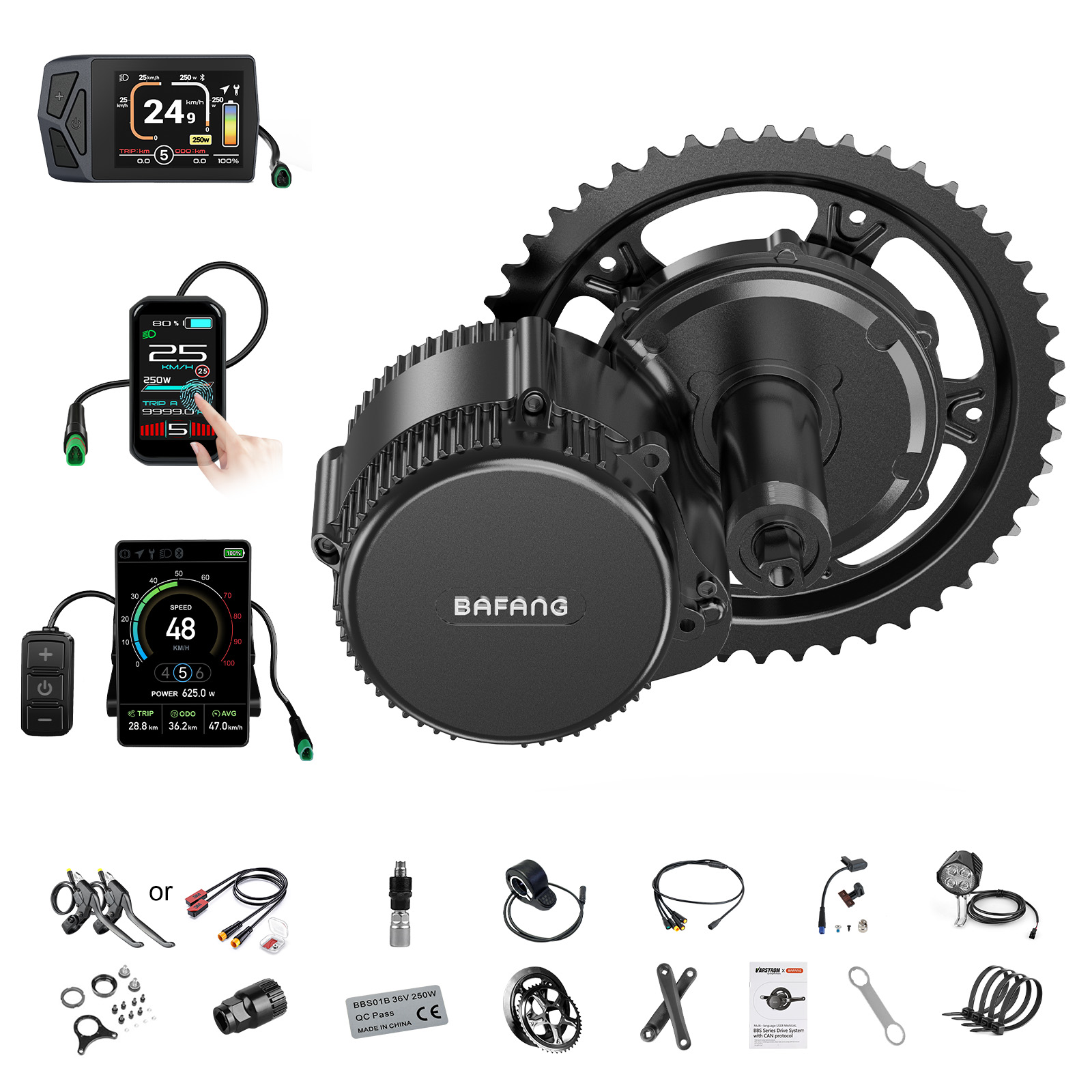 [US Local Shipping] Bafang Mot - огляд і ціна Mid Drive Motor Kit 52V 1000W