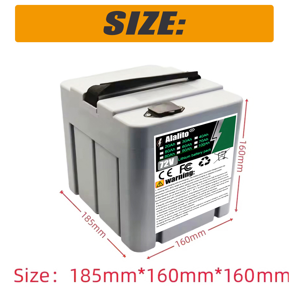 72V lithium battery,for 250-20 - огляд і ціна Electric Bicycle Battery 72V 30Ah