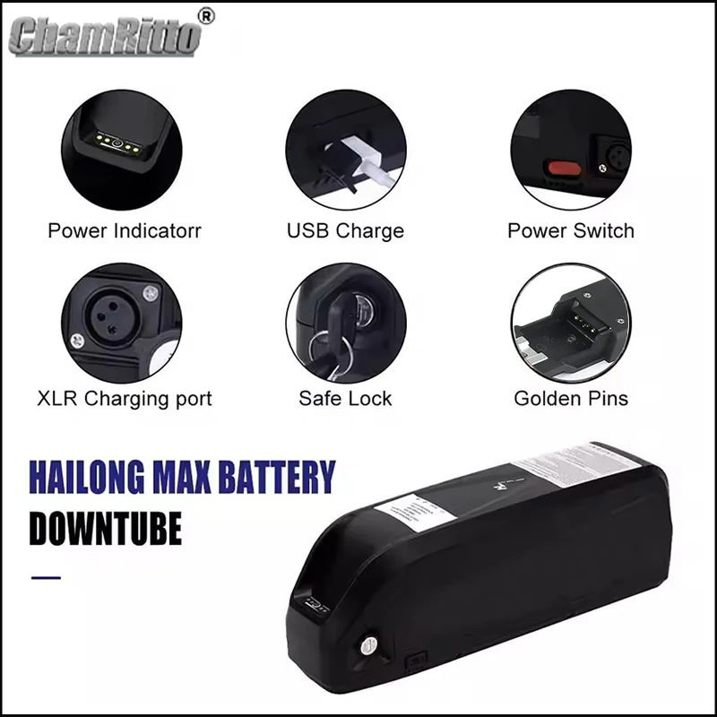 72V60V 48V 20AH 52V 36V 30AH 4 - огляд і ціна Ebike Battery 48V 20Ah Hailong
