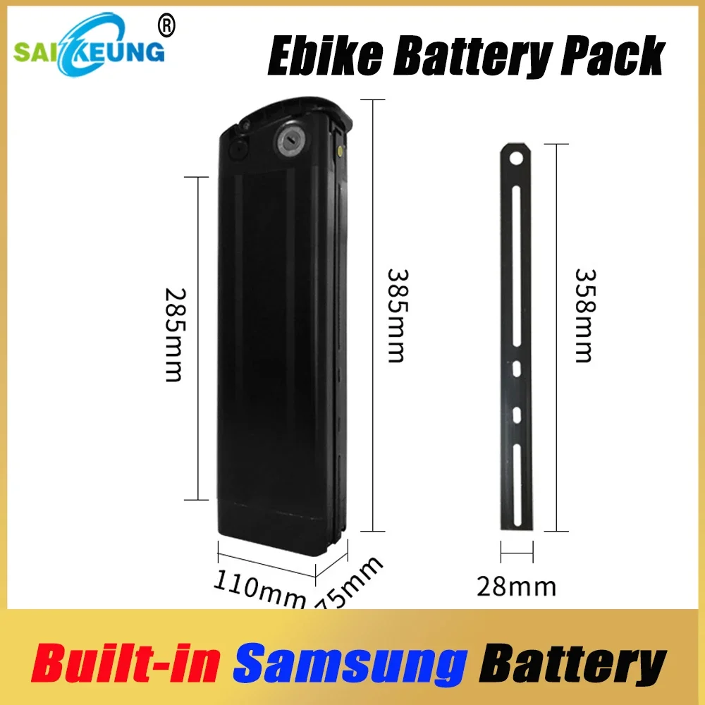 Electric Bike SilverFish 48v 2 - огляд і ціна Ebike Battery 48V 20Ah Hailong