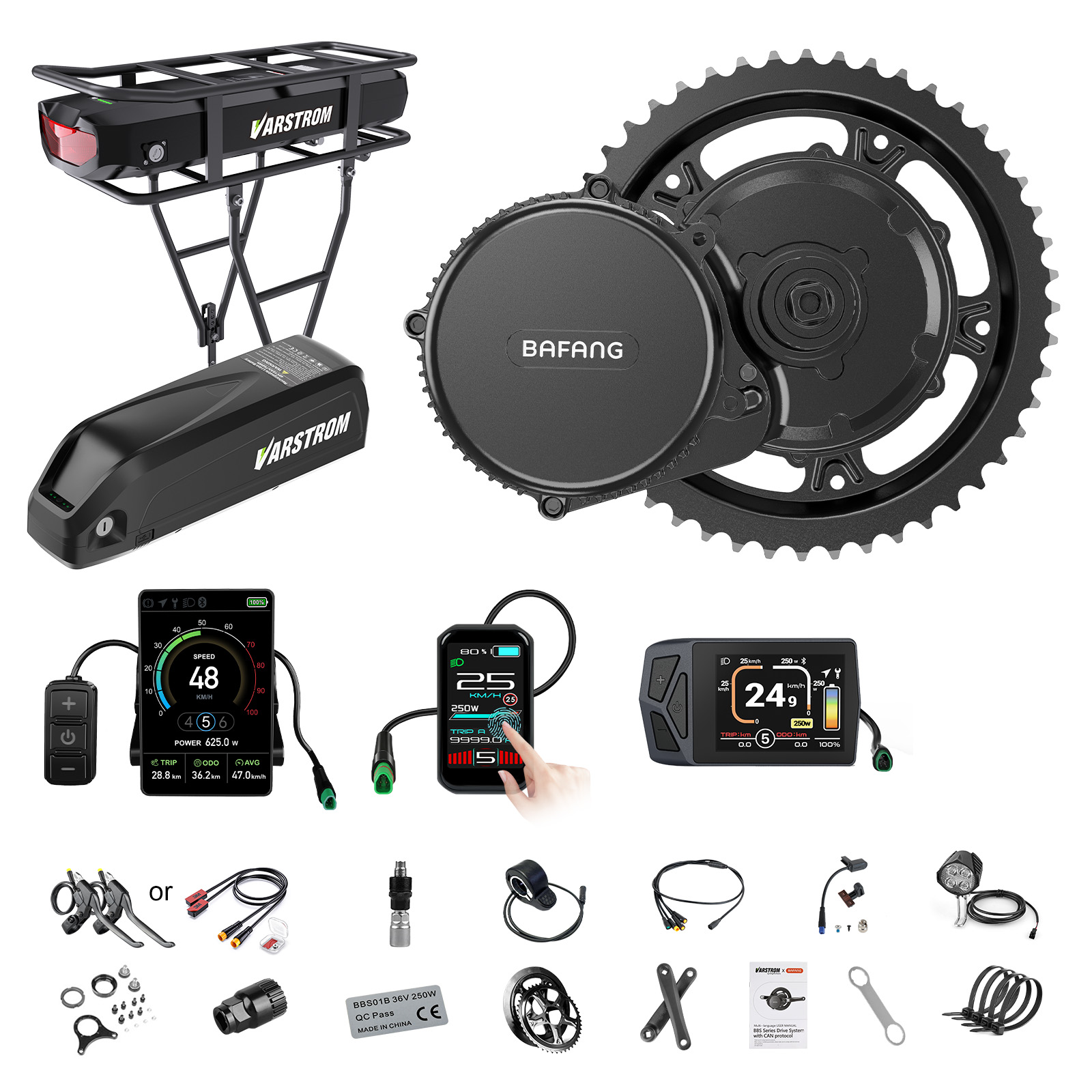 [US Shipping] Bafang Motor 750 - огляд і ціна Bafang Bbs02B 48V 750W Mid Drive Kit