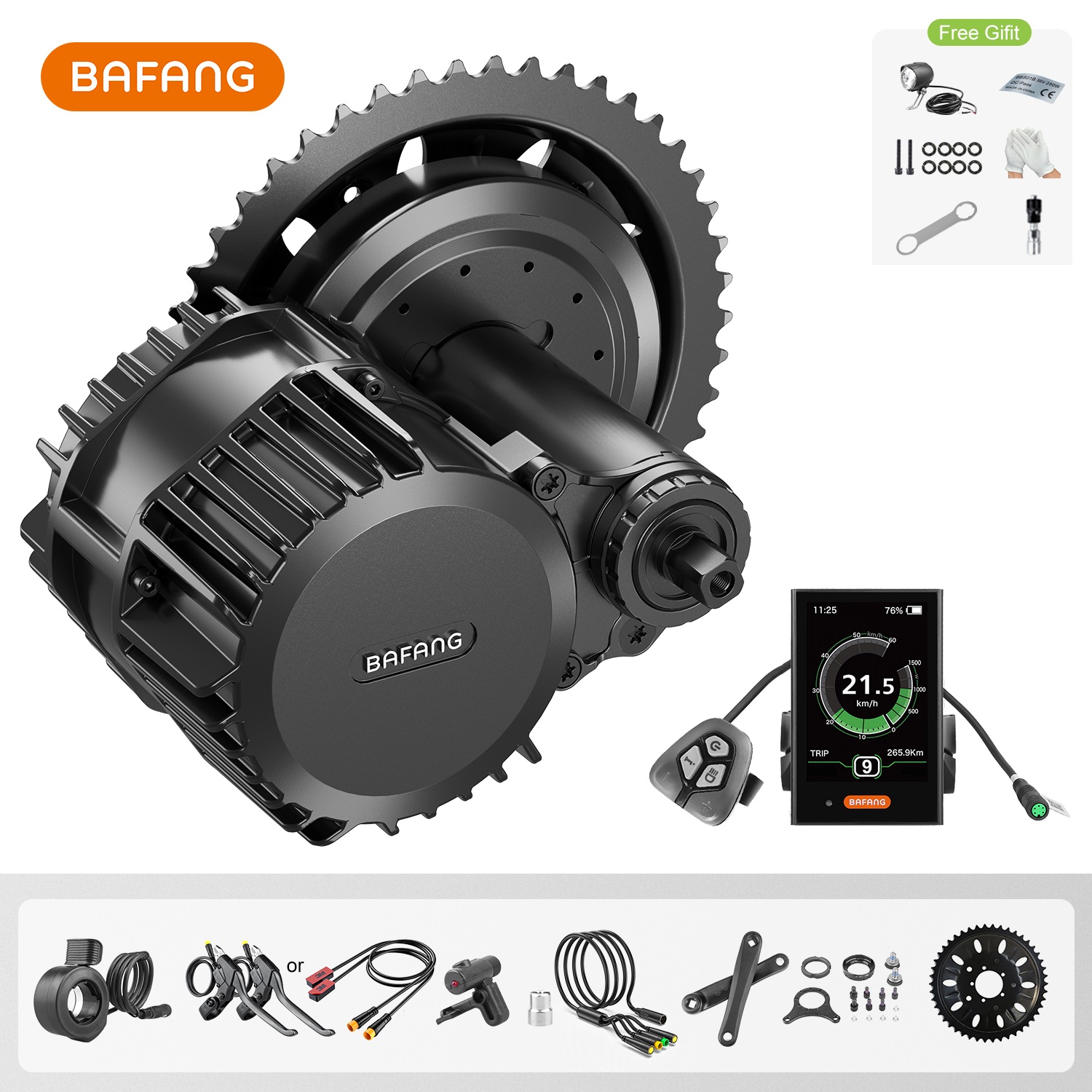 Bafang UART 48V/52V 1000W Mid  - огляд і ціна Mid Drive Motor Kit 52V 1000W