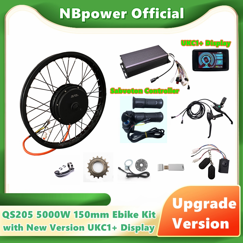 NBpower/QS205 5000W V3 150mm R - огляд і ціна 72V 5000W Hub Motor Kit