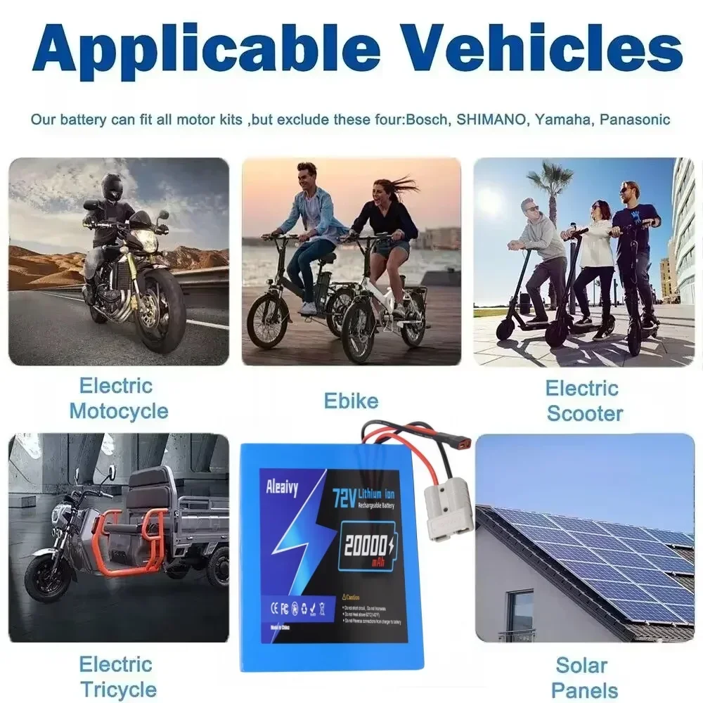 72V 30Ah High Power Fast Charg - огляд і ціна Electric Bicycle Battery 72V 30Ah