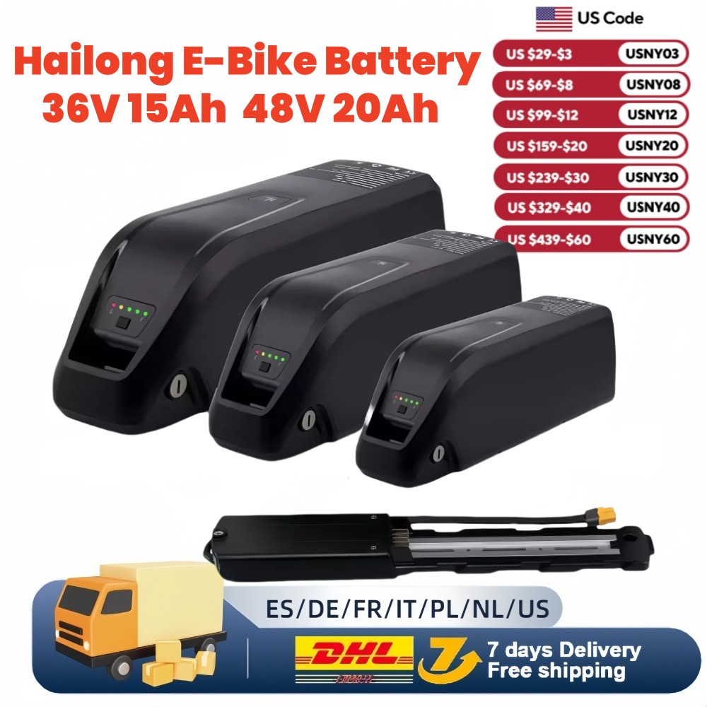 36V 48V 52V Hailong Ebike Batt - огляд і ціна Ebike Battery 48V 20Ah Hailong