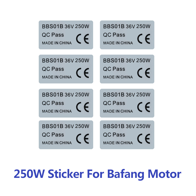6pcs 36V 250W 48V 750W Sticker - огляд і ціна Bafang Bbs02B 48V 750W Mid Drive Kit