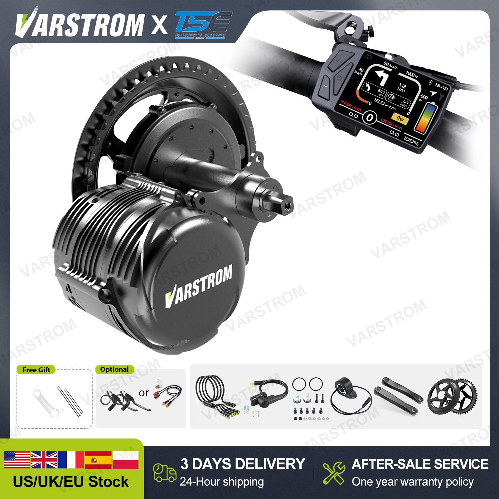 [US 3 Days Fast delivery] Tong - огляд і ціна Tongsheng Tsdz2B Mid Drive Motor