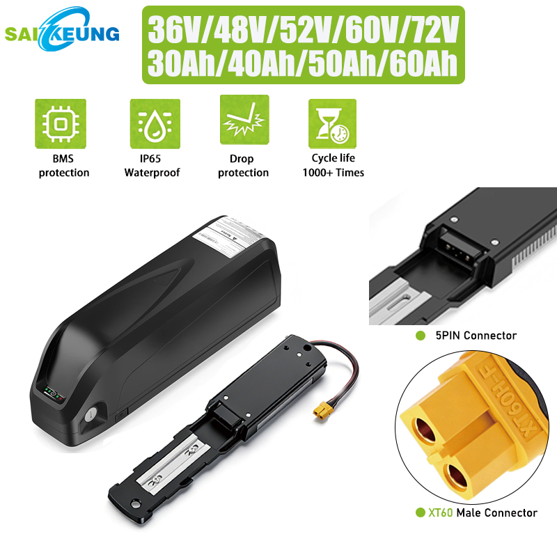 Cham 36 48v 52 60 72v 50ah Hai - огляд і ціна Ebike Battery 48V 20Ah Hailong
