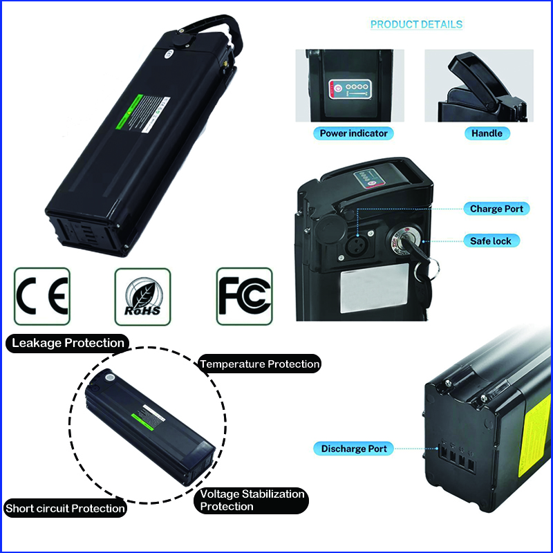 48v Electric Bicycle 52v Silve - огляд і ціна Electric Bicycle Battery 72V 30Ah