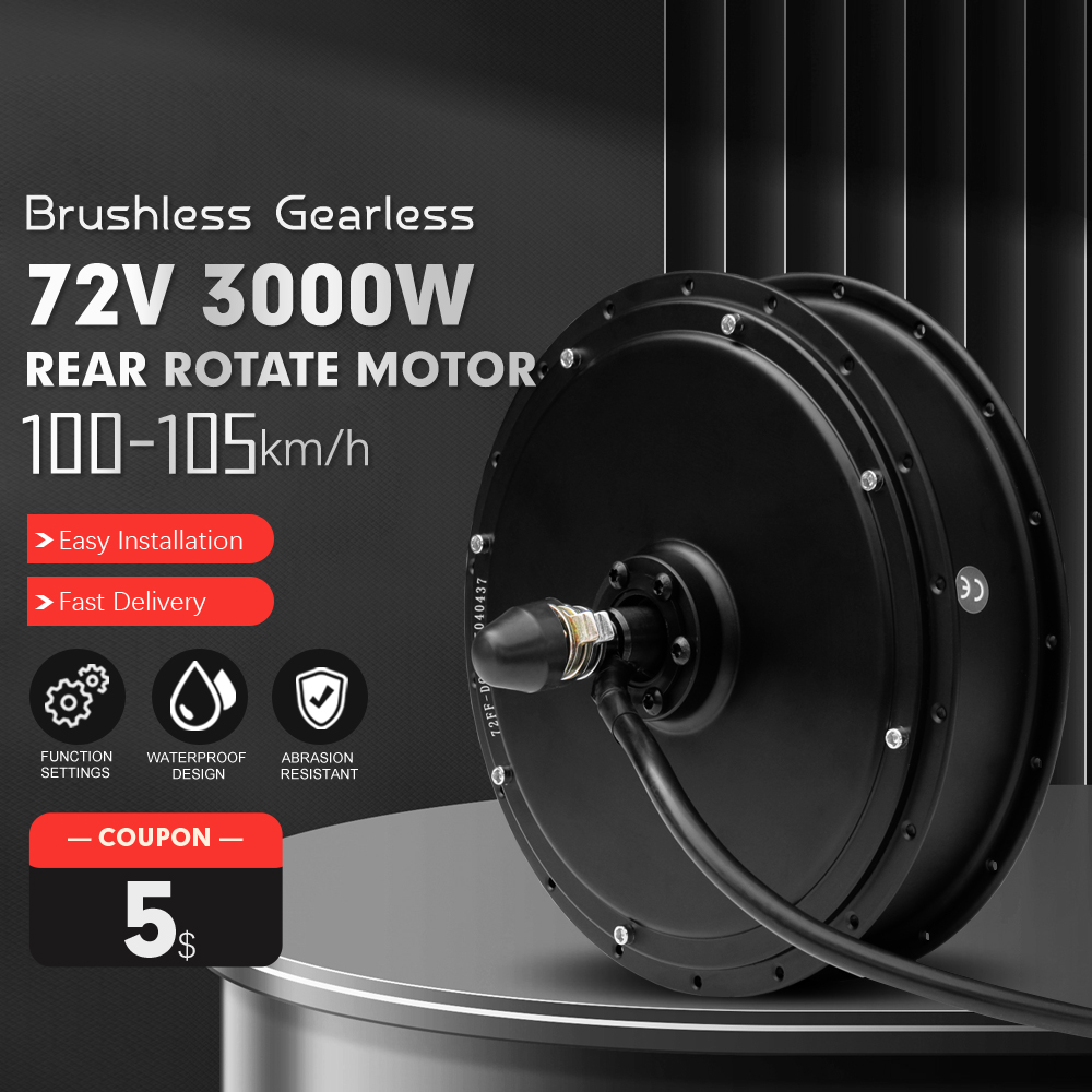 Electric Bike Motor 72V 3000W  - огляд і ціна Ebike Conversion Kit 72V 3000W