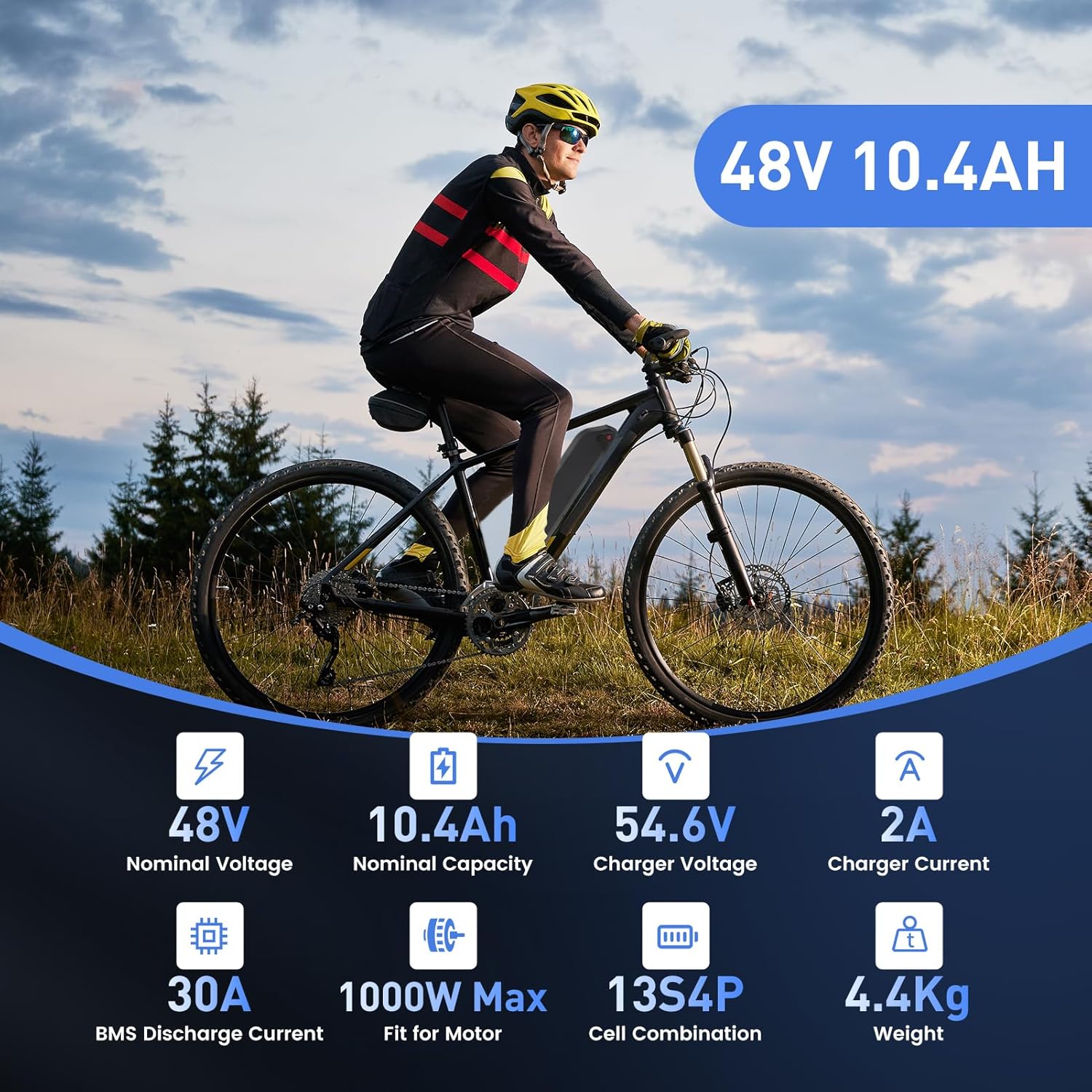 Brand New High Quality 48V 36V - огляд і ціна Ebike Battery 48V 20Ah Hailong