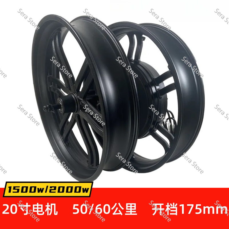 2000W 60km/h 20 Inch Fat Tire  - огляд і ціна Fat Tire Ebike Conversion Kit 2000W
