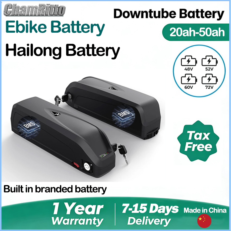 36v 48v 52v Hailong 60v 72v eb - огляд і ціна Ebike Battery 48V 20Ah Hailong
