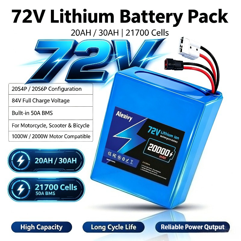 72V Battery 20S4P 20AH 20S6P 3 - огляд і ціна Electric Bicycle Battery 72V 30Ah