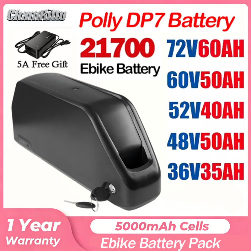 52v50ah Hailong Polly 48V 60V  - огляд і ціна Electric Bicycle Battery 72V 30Ah