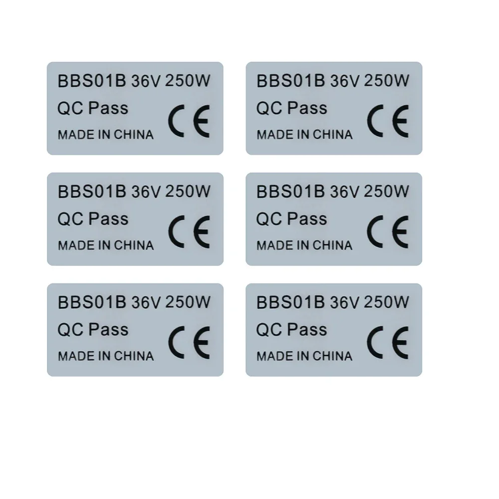 6pcs 36V 250W 48V 750W Sticker - огляд і ціна Bafang Bbs02B 48V 750W Mid Drive Kit
